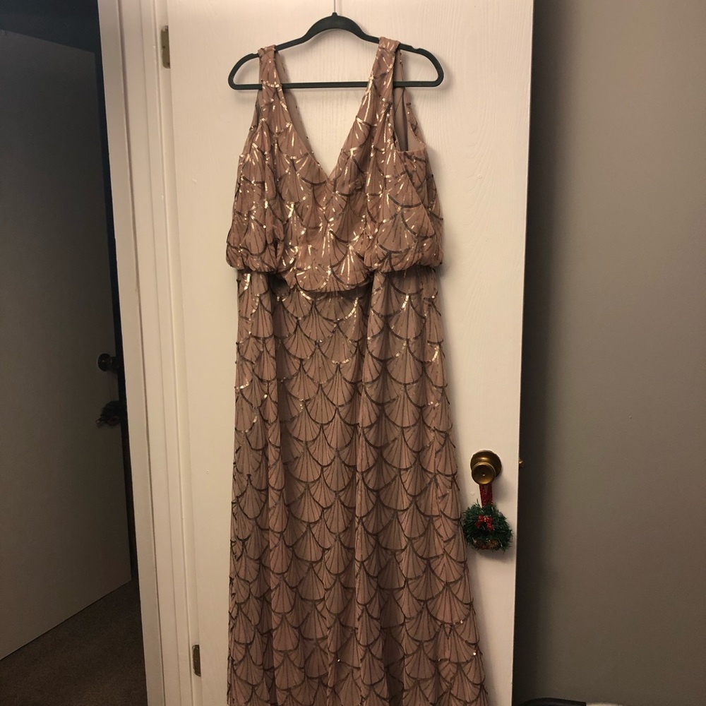 SORELLA VITA Mermaid Sequence Bridesmaid Dress